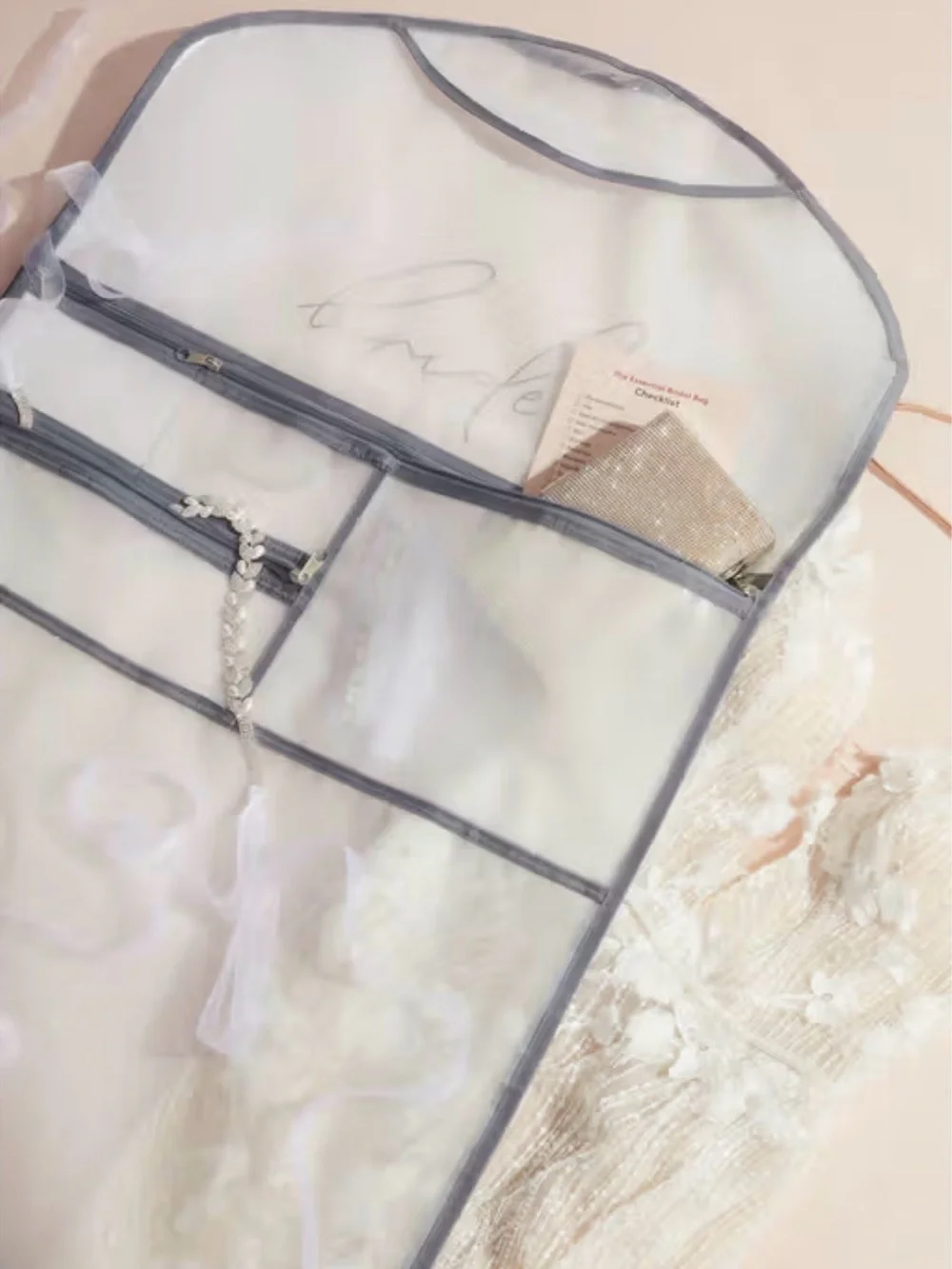 Like New David’s Bridal Wedding Dress Garment Bag
